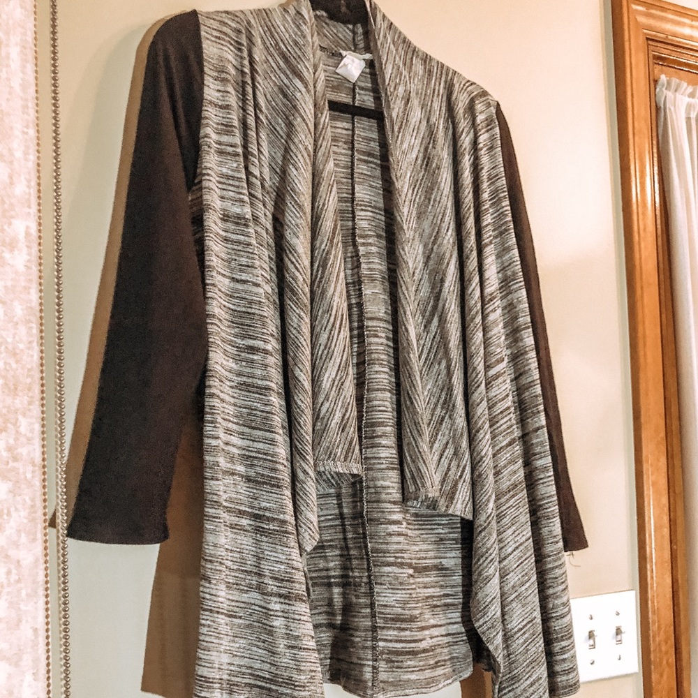 Color Block Cardigan